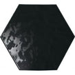 Vezelay Black Gloss 17.5cm × 20cm Wall Tile