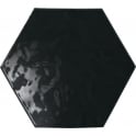 Vezelay Black Gloss 17.5cm × 20cm Wall Tile