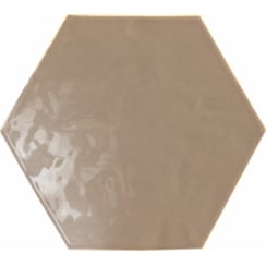 Vezelay Latte Gloss 17.5cm × 20cm Wall Tile