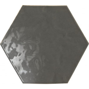 Vezelay Smoke Gloss 17.5cm × 20cm Wall Tile