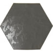 Vezelay Smoke Gloss 17.5cm × 20cm Wall Tile