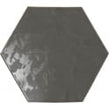Vezelay Smoke Gloss 17.5cm × 20cm Wall Tile