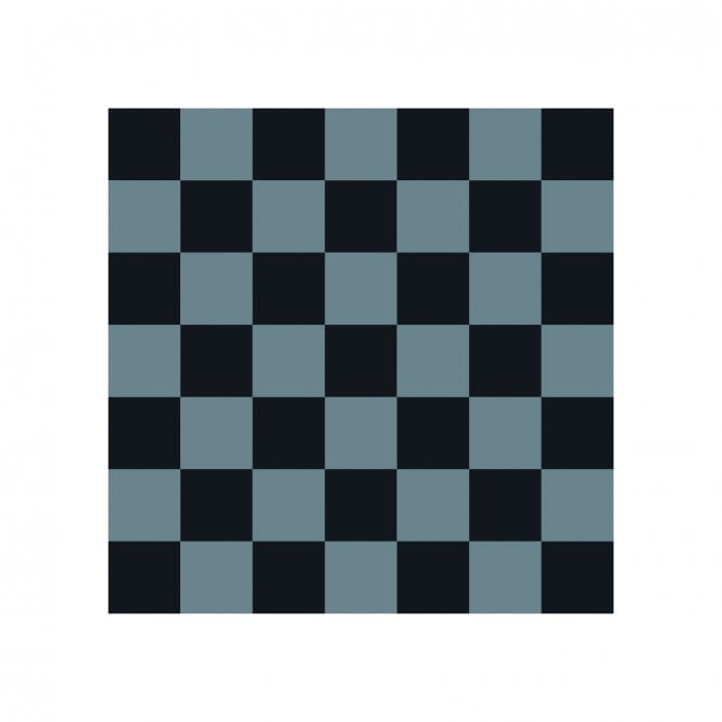 Victorian Chequer Pack Black and Blue 14.6cm x 14.6cm (Full Set Deal)