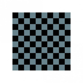 Victorian Chequer Pack Black and Blue 9.6cm x 9.6cm (Full Set Deal)
