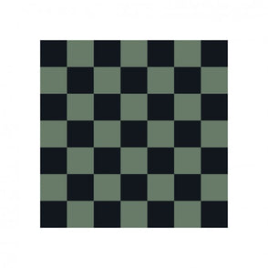 Victorian Chequer Pack Black and Green 14.6cm x 14.6cm (Full Set Deal)