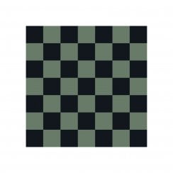 Victorian Chequer Pack Black and Green 14.6cm x 14.6cm (Full Set Deal)