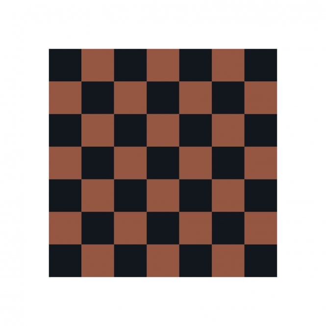 Victorian Chequer Pack Black and Red 14.6cm x 14.6cm (Full Set Deal)