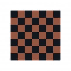 Victorian Chequer Pack Black and Red 14.6cm x 14.6cm (Full Set Deal)