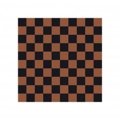 Victorian Chequer Pack Black and Red 9.6cm x 9.6cm (Full Set Deal)