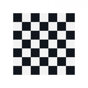 Victorian Chequer Pack Black and White 14.6cm x 14.6cm (Full Set Deal)