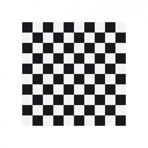 Victorian Chequer Pack Black and White 9.6cm x 9.6cm (Full Set Deal)