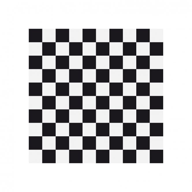 Victorian Chequer Pack Black and White 9.6cm x 9.6cm (Full Set Deal)