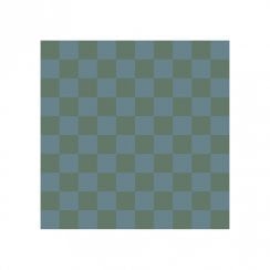 Victorian Chequer Pack Blue and Green 9.6cm x 9.6cm (Full Set Deal)
