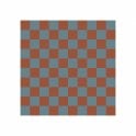 Victorian Chequer Pack Blue and Red 9.6cm x 9.6cm (Full Set Deal)