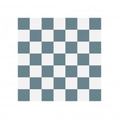 Victorian Chequer Pack Blue and White 14.6cm x 14.6cm (Full Set Deal)