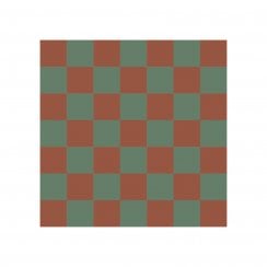 Victorian Chequer Pack Green and Red 14.6cm x 14.6cm (Full Set Deal)