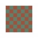 Victorian Chequer Pack Green and Red 14.6cm x 14.6cm (Full Set Deal)