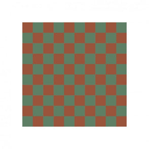 Victorian Chequer Pack Green and Red 9.6cm x 9.6cm (Full Set Deal)