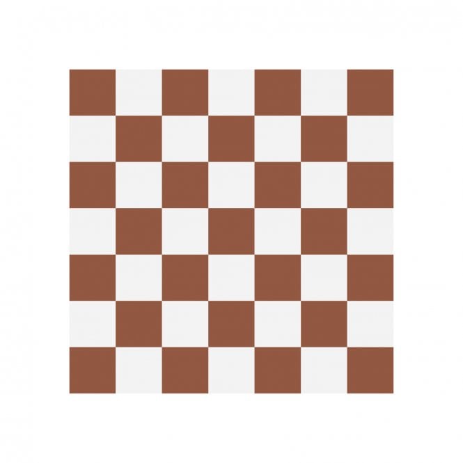 Victorian Chequer Pack Red and White 14.6cm x 14.6cm (Full Set Deal)