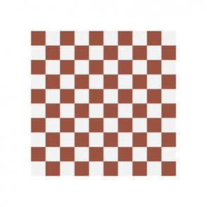 Victorian Chequer Pack Red and White 9.6cm x 9.6cm (Full Set Deal)