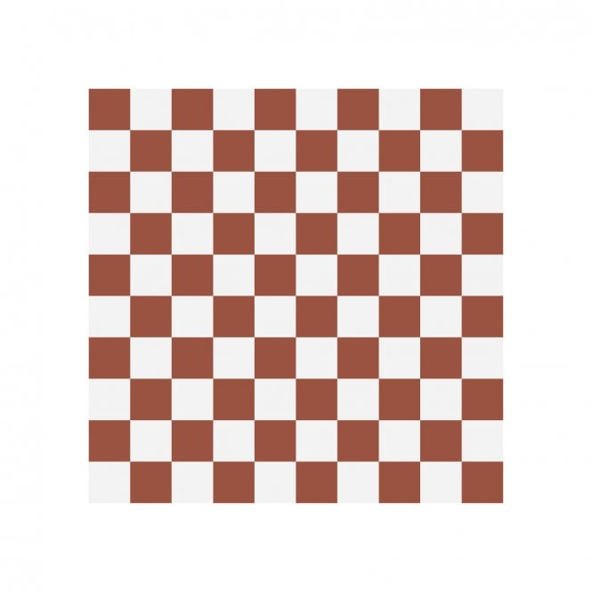 Victorian Chequer Pack Red and White 9.6cm x 9.6cm (Full Set Deal)