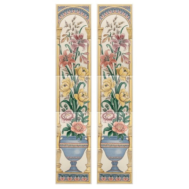 Victorian Maria Fireplace 15.2cm x 15.2cm Wall Tile