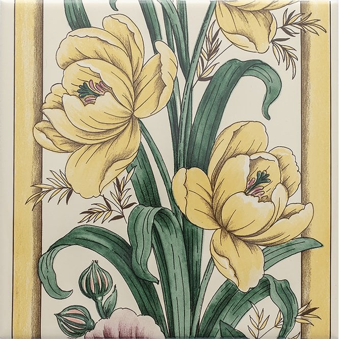 Victorian Maria Fireplace 15.2cm x 15.2cm Wall Tile