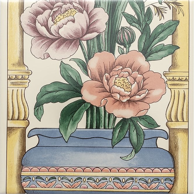 Victorian Maria Fireplace 15.2cm x 15.2cm Wall Tile