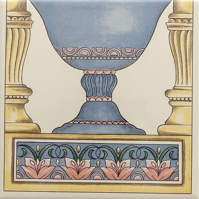 Victorian Maria Fireplace 15.2cm x 15.2cm Wall Tile
