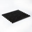 Victorian Penny Gloss Black 31.5cm x 29.4cm (1.9cm x 1.9cm) Mosaic Tile