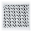Victorian Penny Gloss Light Grey 31.5cm x 29.4cm (1.9cm x 1.9cm) Mosaic Tile