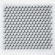 Victorian Penny Gloss Light Grey 31.5cm x 29.4cm (1.9cm x 1.9cm) Mosaic Tile