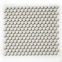 Victorian Penny Gloss Medium Grey 30cm x 30cm Porcelain Mosaic