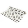 Victorian Penny Gloss White 31.5cm x 29.4cm (1.9cm x 1.9cm) Mosaic Tile