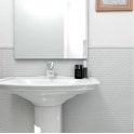 Victorian Penny Gloss White 31.5cm x 29.4cm (1.9cm x 1.9cm) Mosaic Tile