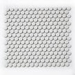 Victorian Penny Gloss White 31.5cm x 29.4cm (1.9cm x 1.9cm) Mosaic Tile