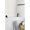 Victorian Penny Matt Carrara White 31.5cm x 29.1cm (1.9cm x 1.9cm) Mosaic Tile