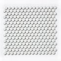 Victorian Penny Matt White 31.5cm x 29.4cm (1.9cm x 1.9cm) Mosaic Tile