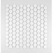 Victorian Penny XL Gloss White 33cm x 31.2cm (2.8cm x 2.8cm) Mosaic Tile
