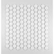Victorian Penny XL Matt White 33cm x 31.2cm (2.8cm x 2.8cm) Mosaic Tile