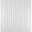 Victorian Penny XL Matt White 33cm x 31.2cm (2.8cm x 2.8cm) Mosaic Tile