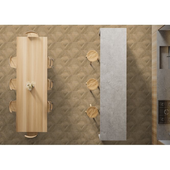 Viggo Fresno 60.8cm x 60.8cm Wall & Floor Tile