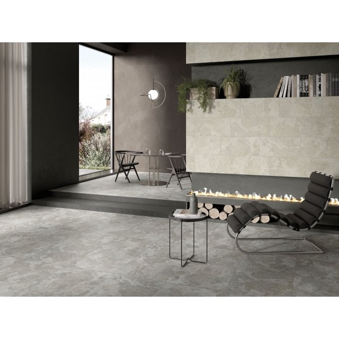 Italian Design Viken White 60cm x 60cm Wall and Floor Tile