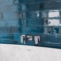 Vintage Bumpy Dark Blue 10cm x 30cm Wall Tile