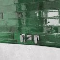 Vintage Bumpy Green 10cm x 30cm Wall Tile