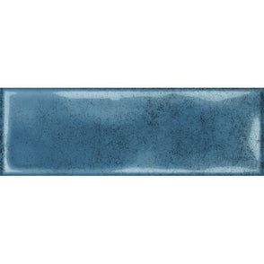 Vintage Bumpy Light Blue 10cm x 30cm Wall Tile