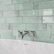 Vintage Bumpy Light Green 10cm x 30cm Wall Tile