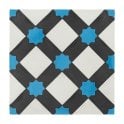Encaustic Vintage FL043A Blue 20cm x 20cm Wall & Floor Tile