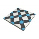 Encaustic Vintage FL043A Blue 20cm x 20cm Wall & Floor Tile