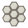 Encaustic Vintage Hexagon Grey 20cm x 20cm Wall & Floor Tile